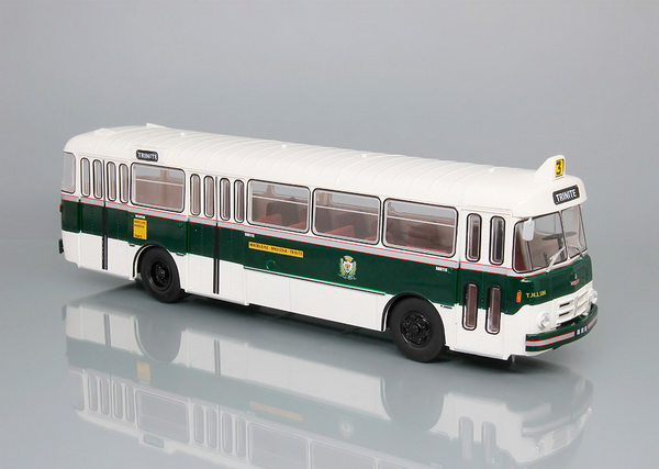 автобус BERLIET PLR 8 MU FRANCE 1956 Grey/Green BC092 Модель 1:43
